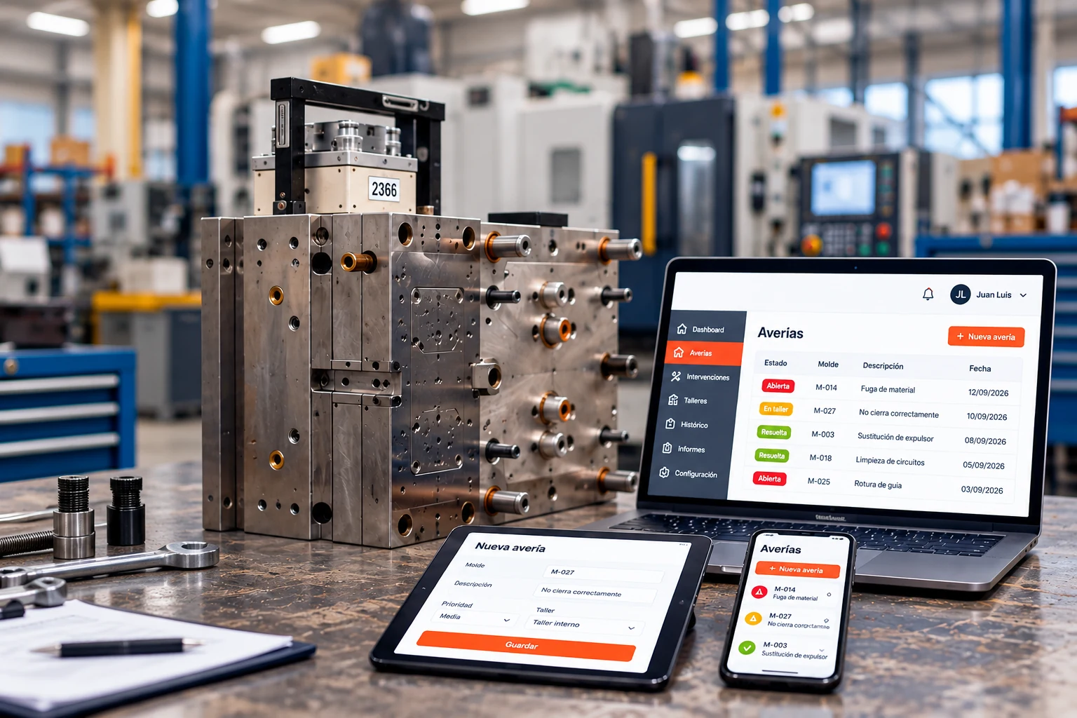 GMOLD 4.0 Failures en entorno de producción